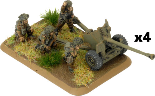 Flames of War: WW2 - Airborne 6 pdr Anti-Tank Platoon (Last Chance)