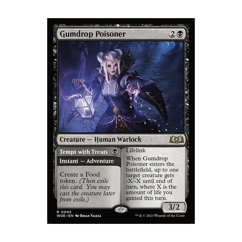 Gumdrop Poisoner // Tempt with Treats - Wilds of Eldraine (Near Mint)