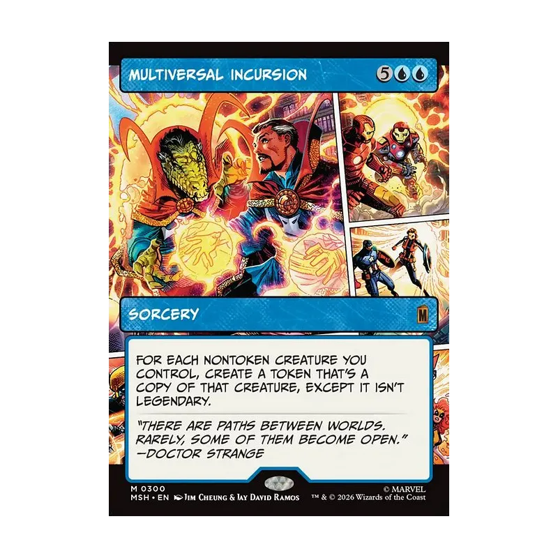 Multiversal Incursion (Borderless) - Marvel Super Heroes (Near Mint)