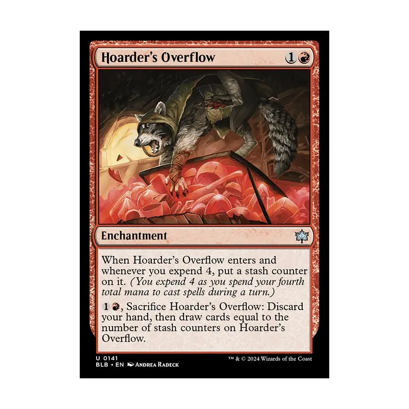 Hoarder's Overflow - Bloomburrow (Near Mint)