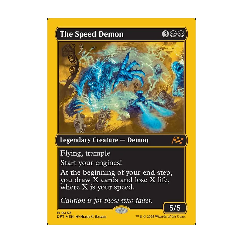 The Speed Demon (First-Place Foil) - Aetherdrift (Foil Near Mint)
