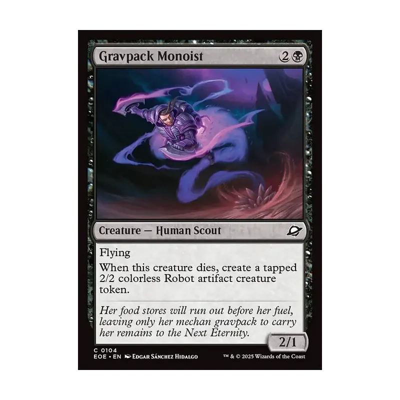 Gravpack Monoist - Edge of Eternities (Near Mint)