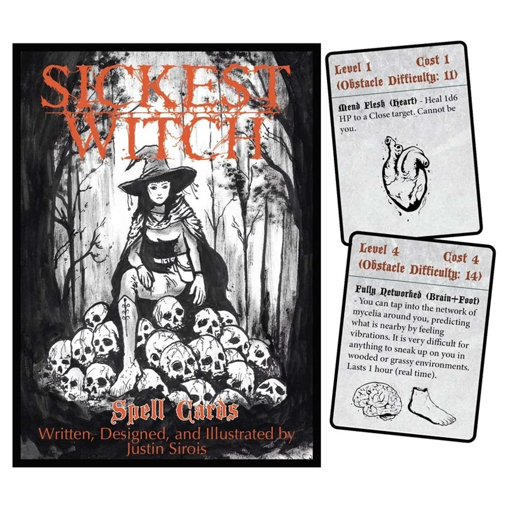 Sickest Witch RPG: Spell Card Deck (Preorder)