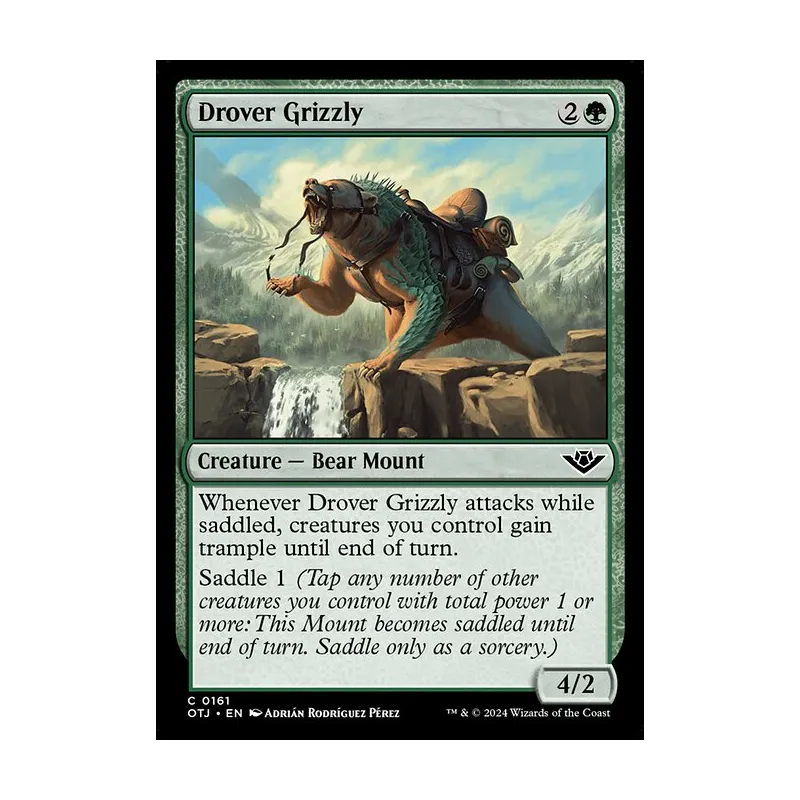 Drover Grizzly - Outlaws of Thunder Junction (Near Mint)
