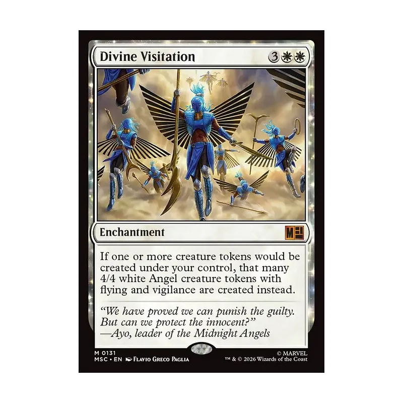 Divine Visitation (Surge Foil) - Marvel Super Heroes Commander (Foil Near Mint)