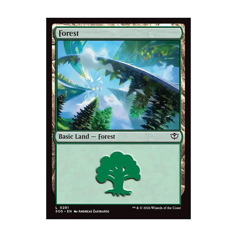 Forest (0281) - Secrets of Strixhaven (Near Mint)