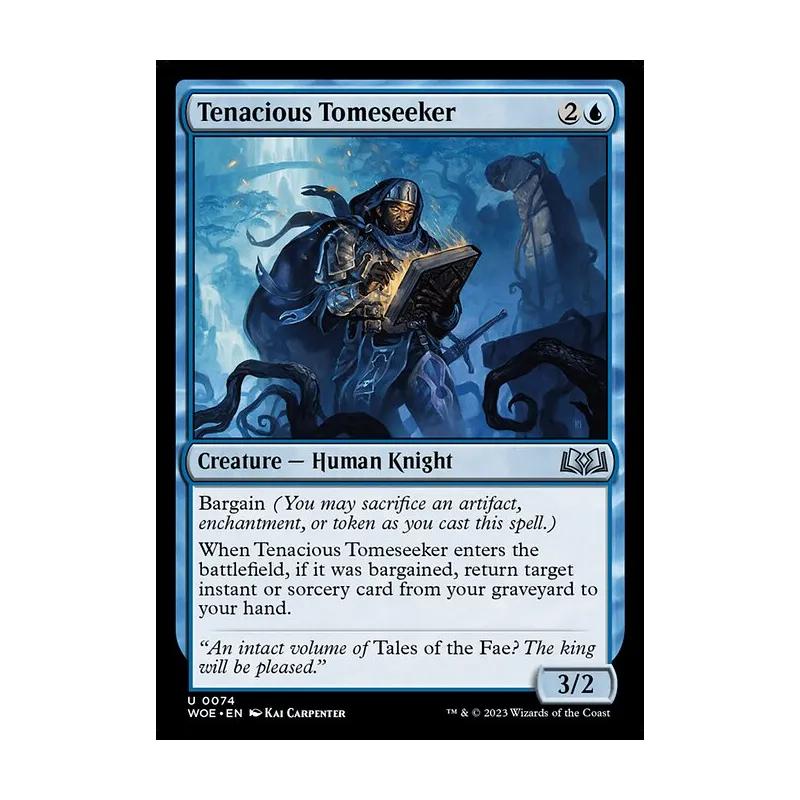 Tenacious Tomeseeker - Wilds of Eldraine (Near Mint)