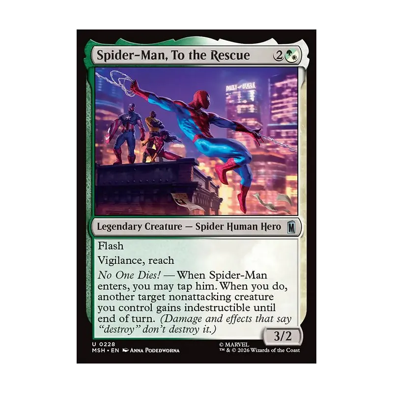 Spider-Man, To the Rescue - Marvel Super Heroes (Near Mint)
