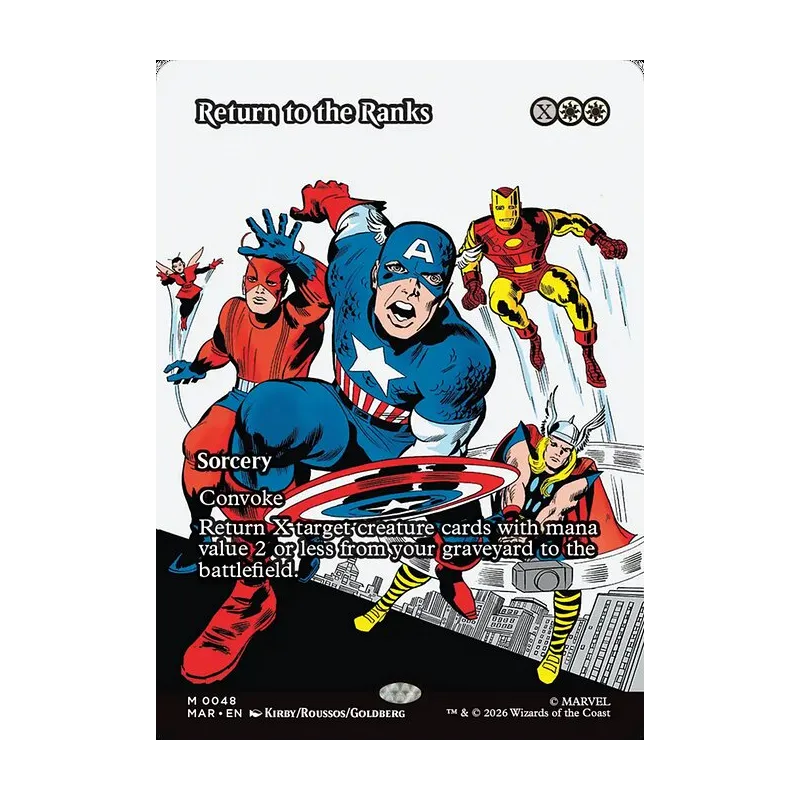 Return to the Ranks (Borderless) - Marvel Universe (Near Mint)