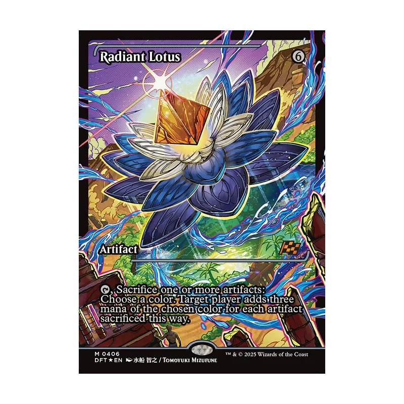 Radiant Lotus (Showcase) - Aetherdrift (Foil Near Mint)