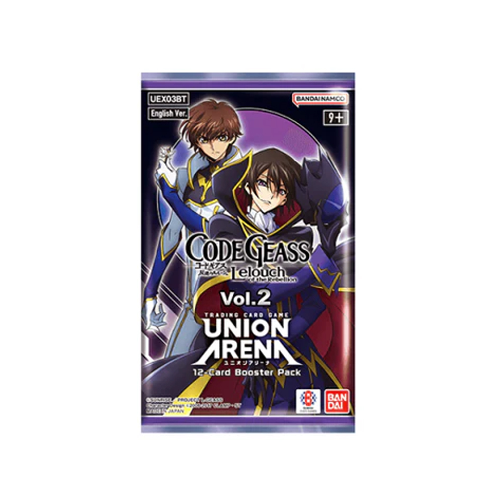 Union Arena TCG: CODE GEASS - Lelouch of the Rebellion Vol. 2 [UEX03BT] Booster Pack