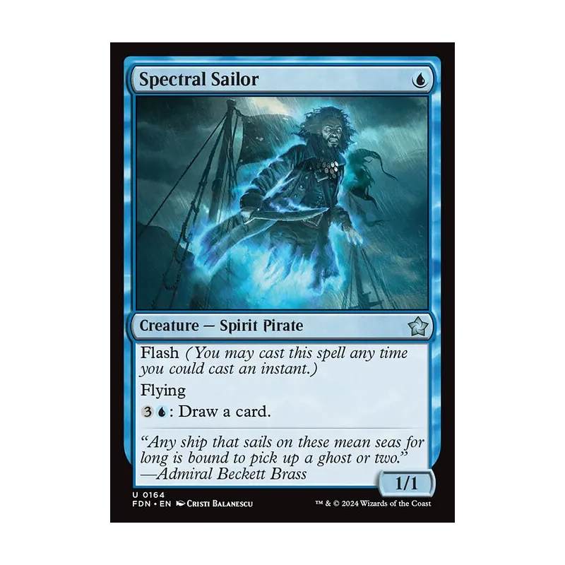 Spectral Sailor - Foundations (Foil Near Mint)