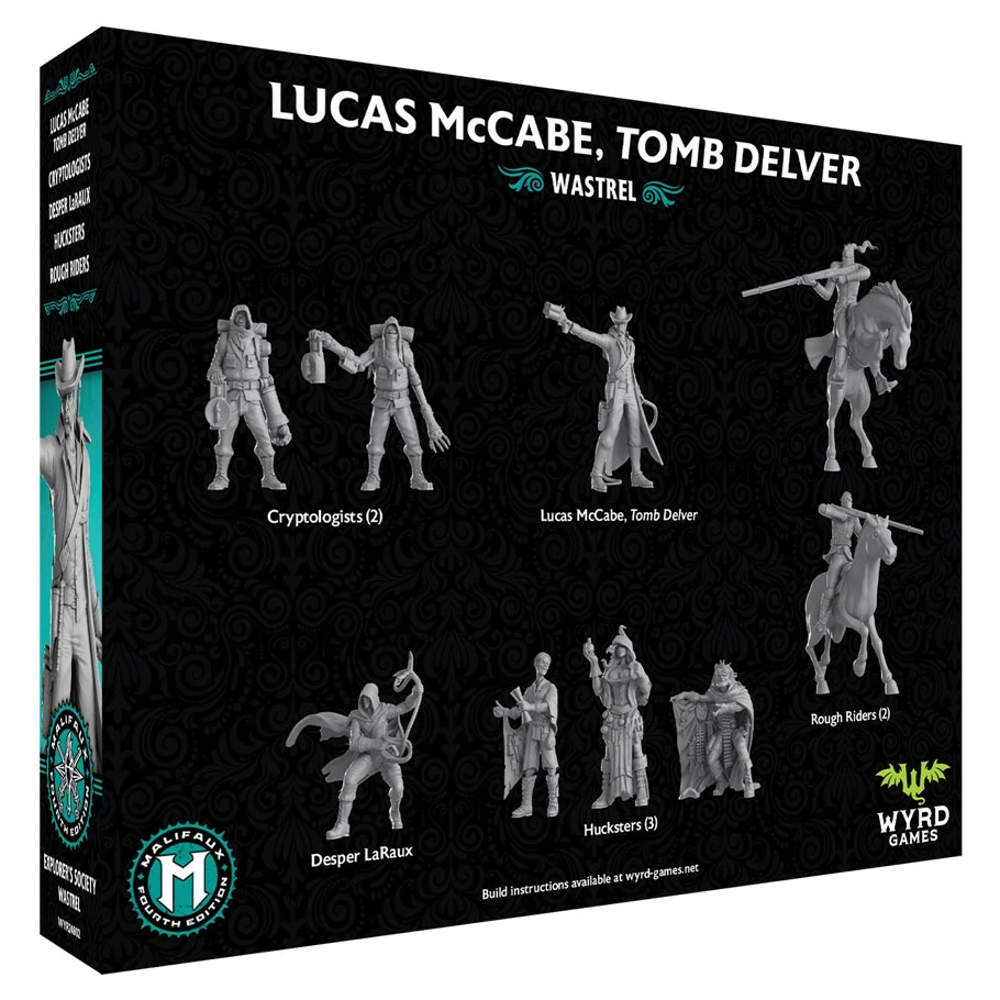 Malifaux 4E: Explorer's Society - Lucas McCabe, Tomb Delver (Preorder)