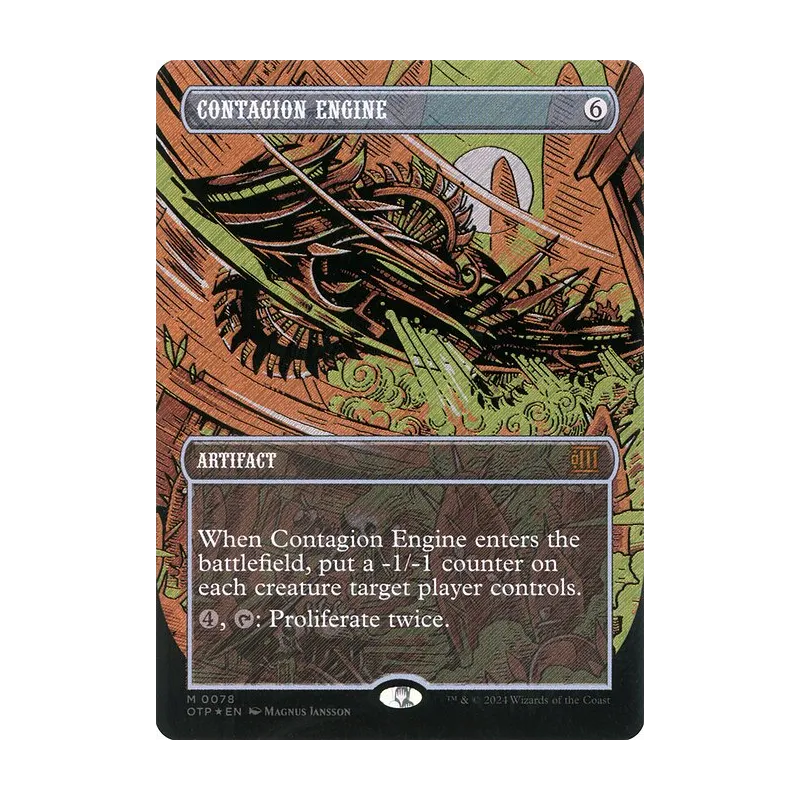 Contagion Engine (Textured Foil) - Breaking News (Foil Near Mint)