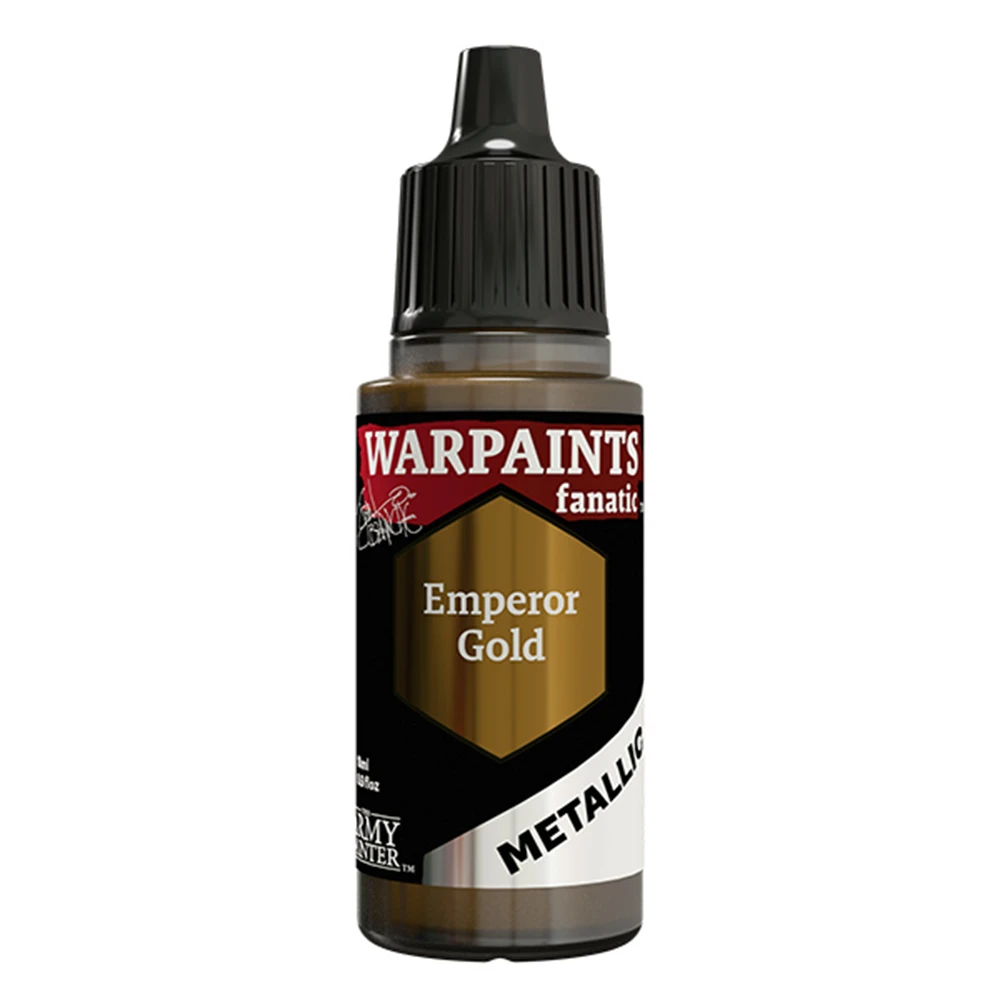 Warpaints Fanatic John Blanche Metallics: Emperor Gold (18ml) (Preorder)