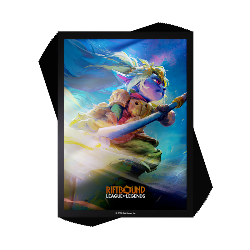Riftbound Card Sleeves: Unleashed - Poppy, Keeper of the Hammer (100) (Preorder)