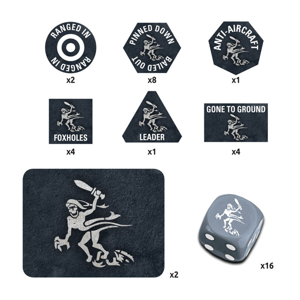 Flames of War WW2: German - Ghost Panzers Gaming Set