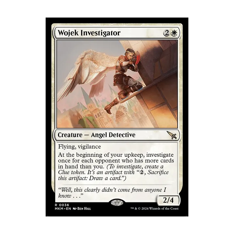Wojek Investigator (b) - Murders at Karlov Manor (Near Mint)