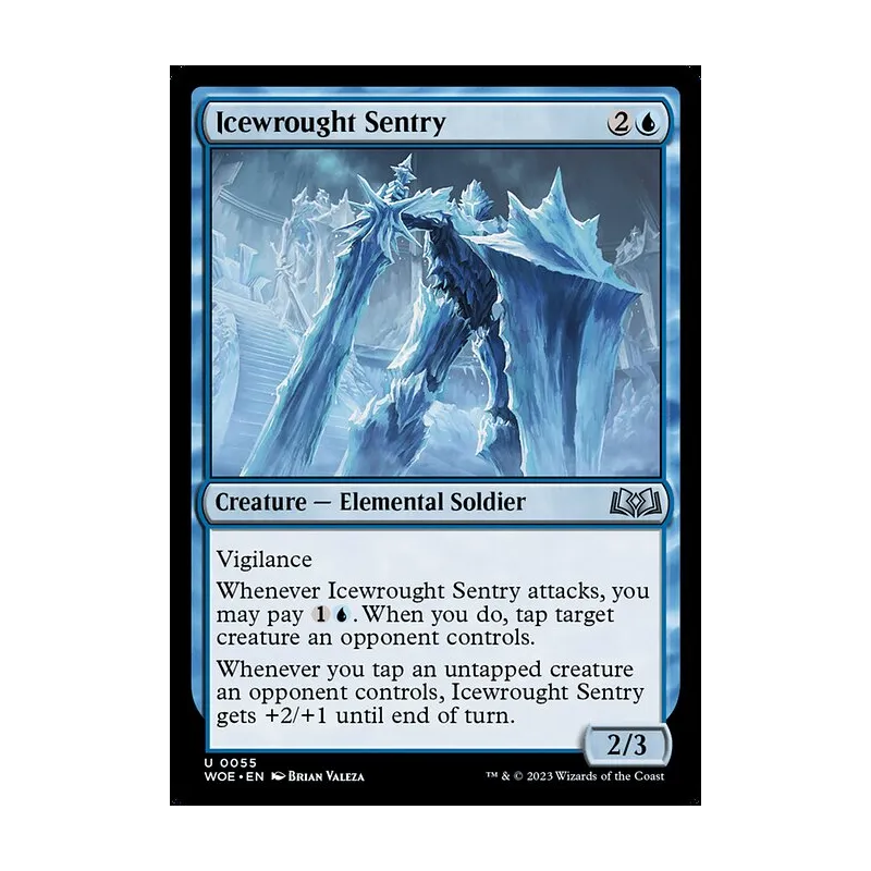Icewrought Sentry - Wilds of Eldraine (Near Mint)