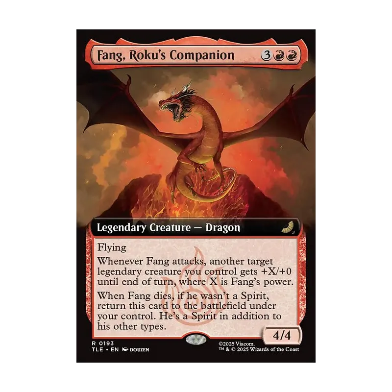 Fang, Roku's Companion (Extended Art) - Avatar: The Last Airbender Eternal (Near Mint)