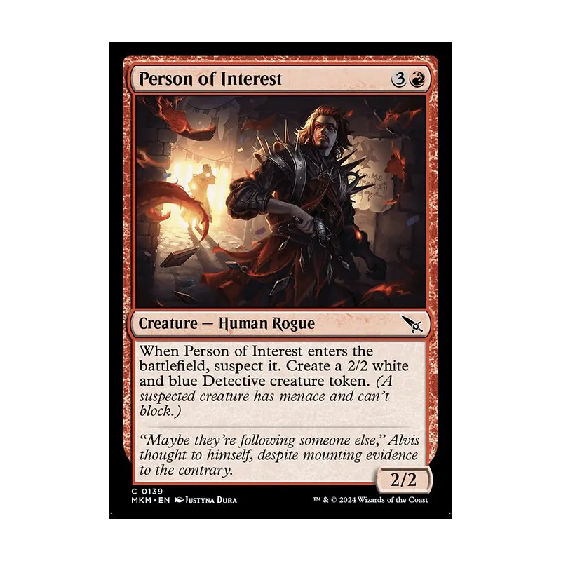 suspect cards mtg Magic The Gathering - Murders at Karlov Manor From the New Phyrexia set. Murders at Karlov Manor Mechanics