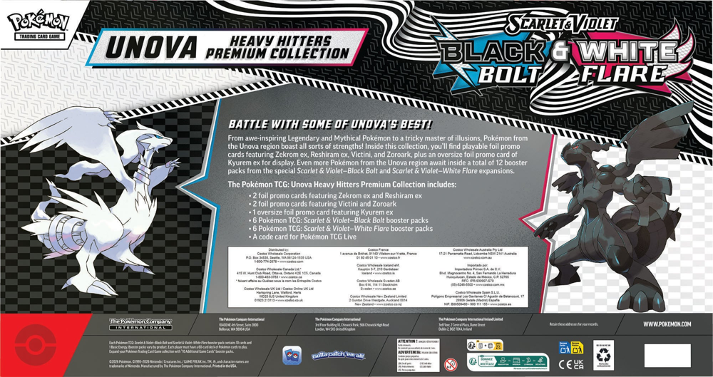 Pokemon TCG: Unova Heavy Hitters Premium Collection (Preorder)