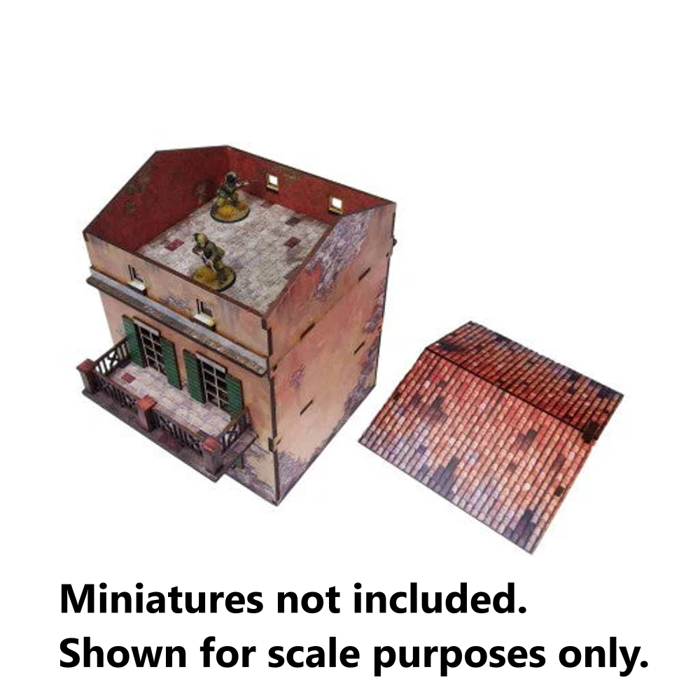 Bolt Action: Pre-Painted WW2 Italy - Balcony House