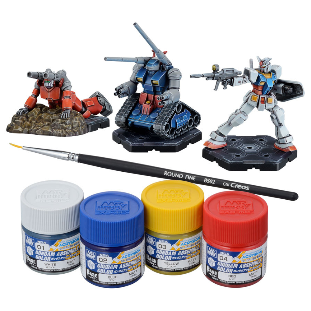 Gundam Assemble Color: Paint Pack 01 [PA01] (Preorder)