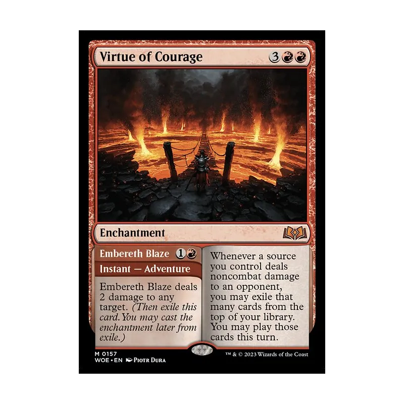 virtue cards mtg Magic: The Gathering - Force of You may play those cards this turn absolute virtue mtg card |