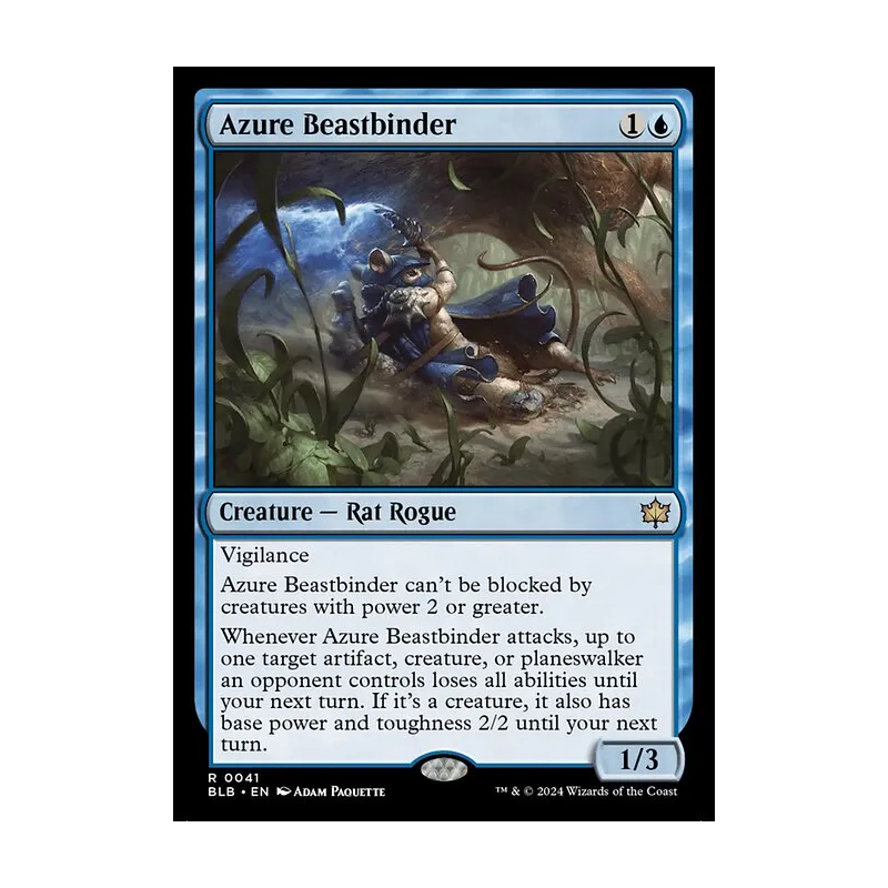 Azure Beastbinder - Bloomburrow (Near Mint)
