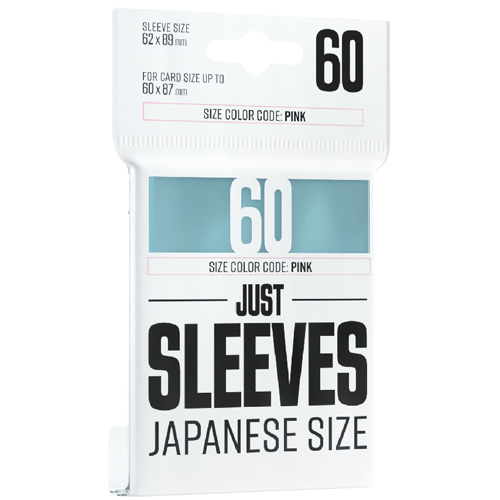 Just Sleeves: Japanese Size - Clear (60) Just Sleeves: Japanese Size - Clear (60)