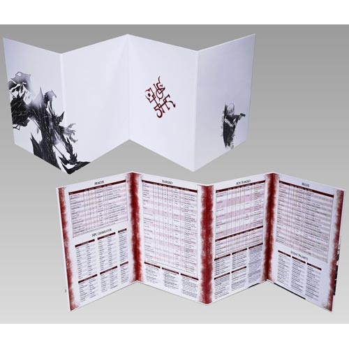 Sins RPG: GM Screen Sins RPG: GM Screen