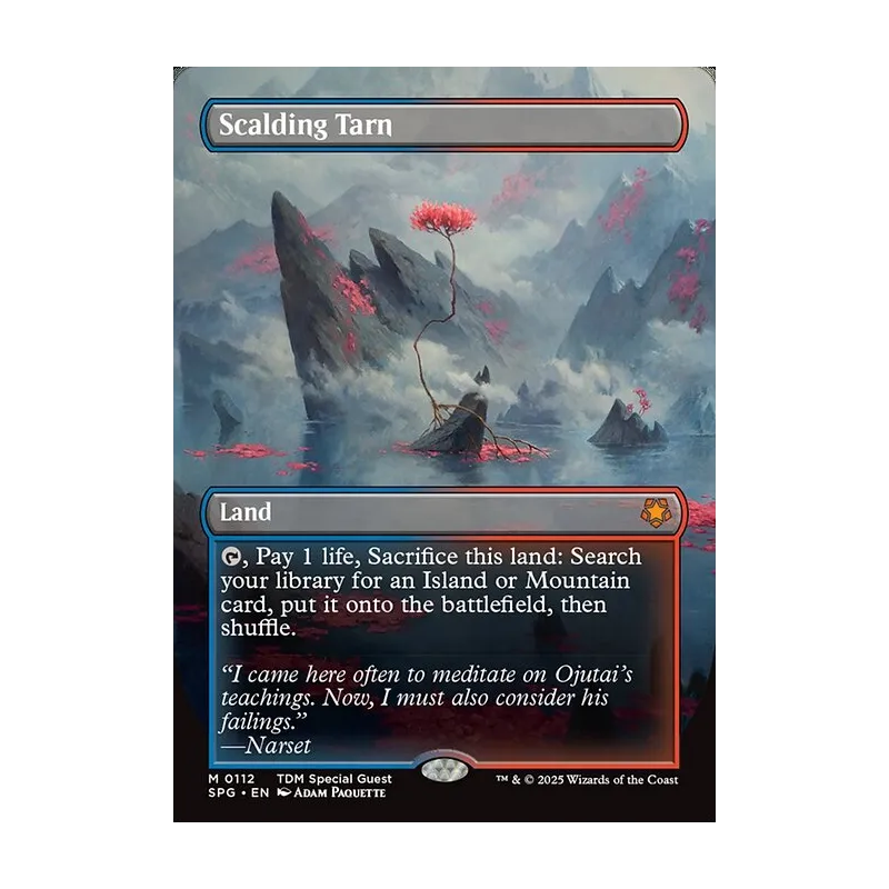 Scalding Tarn (Borderless) - Special Guests (Near Mint)