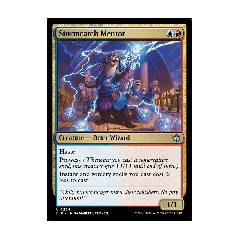 mtg bloomburrow otter cards new art of Ral Zarek as an in : r/magicTCG Token This token can be used to represent a copy of something else. Stormcatch Mentor | Bloomburrow MTG