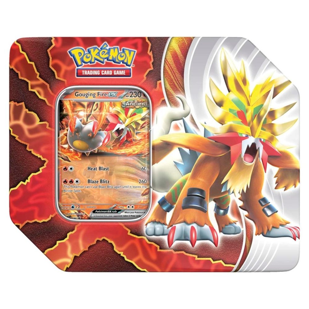 Pokemon TCG: Paradox Destinies: Tin - Gouging Fire ex