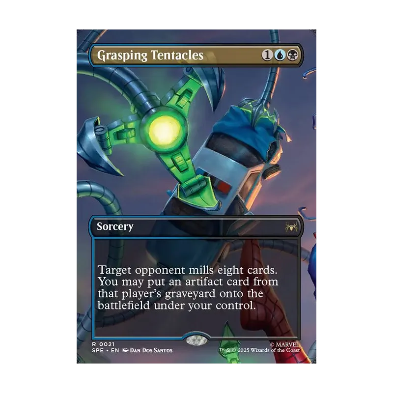 Grasping Tentacles (Borderless) - Marvel's Spider-Man Eternal (Near Mint)