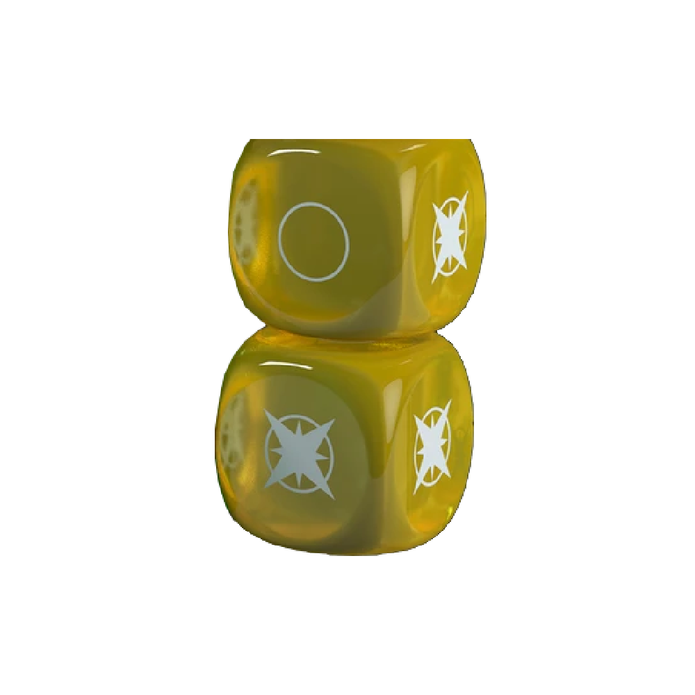 Power Rangers: Heroes of the Grid Ranger Dice - Yellow Dice Replacement (Free Product for RGS0863)