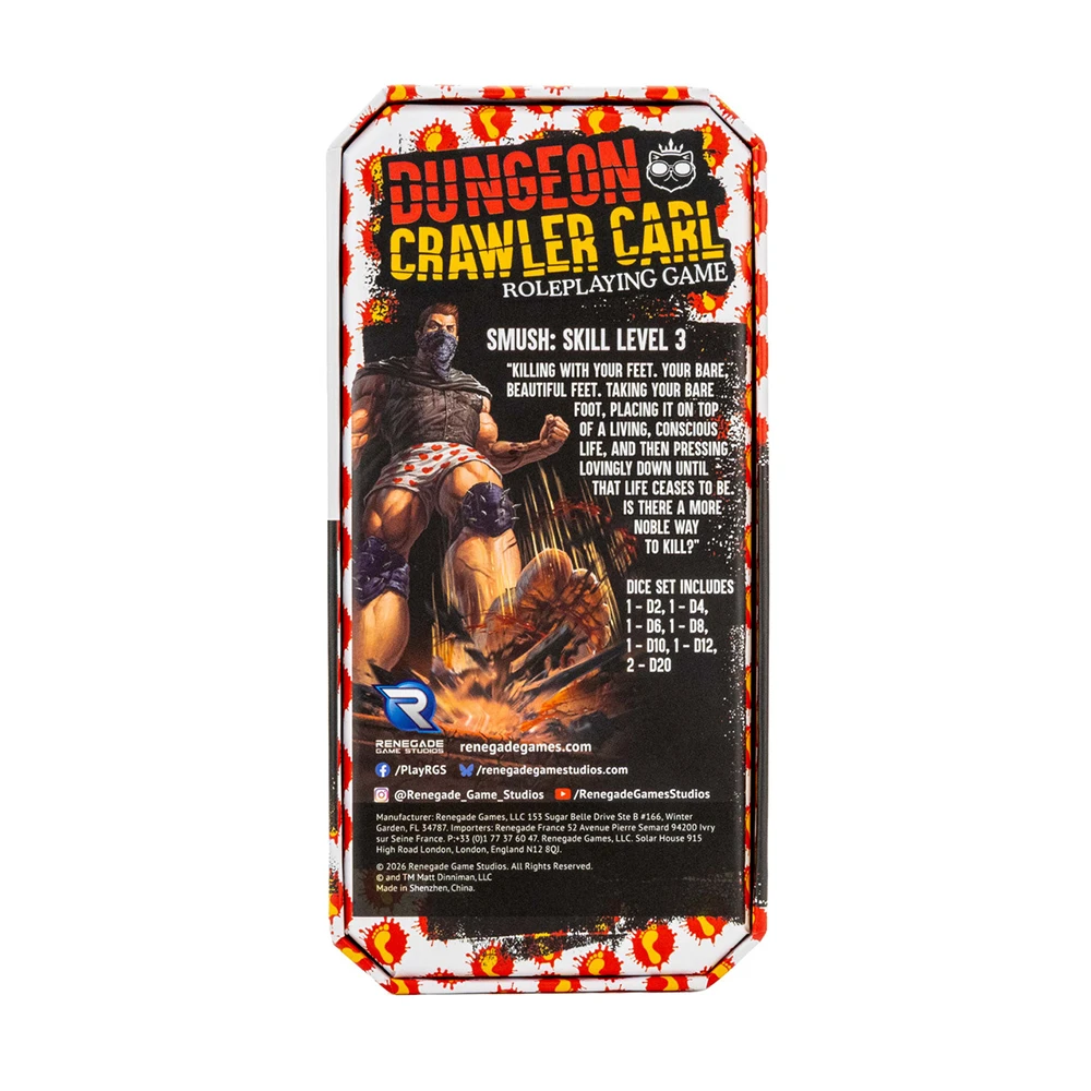 Dungeon Crawler Carl RPG: Smush Dice Set (Preorder)