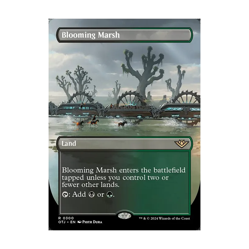 Blooming Marsh (Borderless) - Outlaws of Thunder Junction (Near Mint)