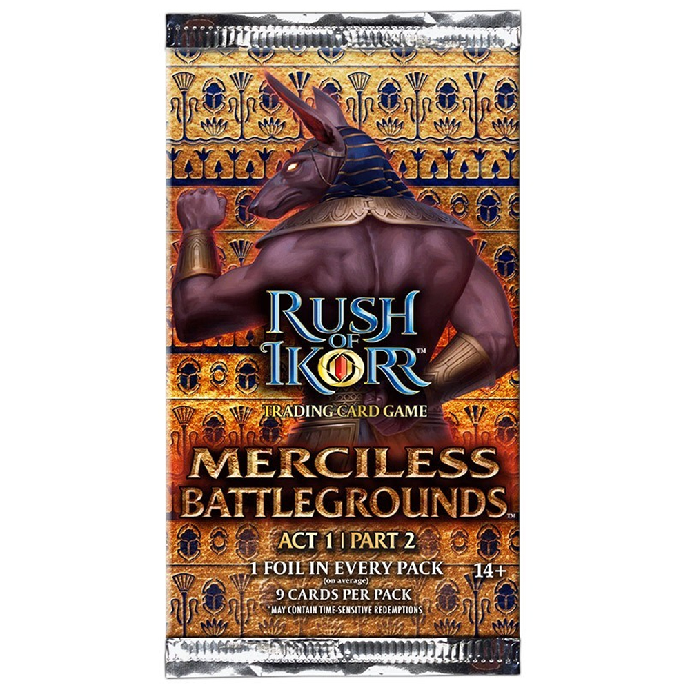 Rush of Ikorr TCG: Act 1 Part 2 Merciless Battlegrounds - Booster Pack (Preorder)