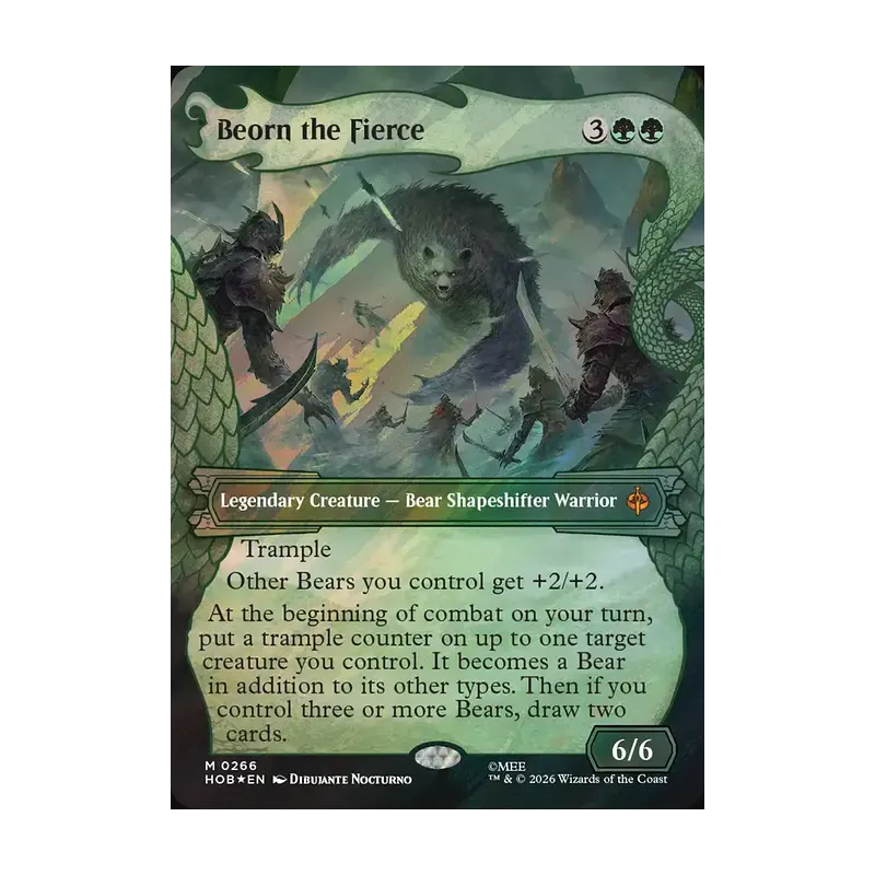 Beorn the Fierce (Showcase) (Surge Foil) - The Hobbit (Foil Near Mint)