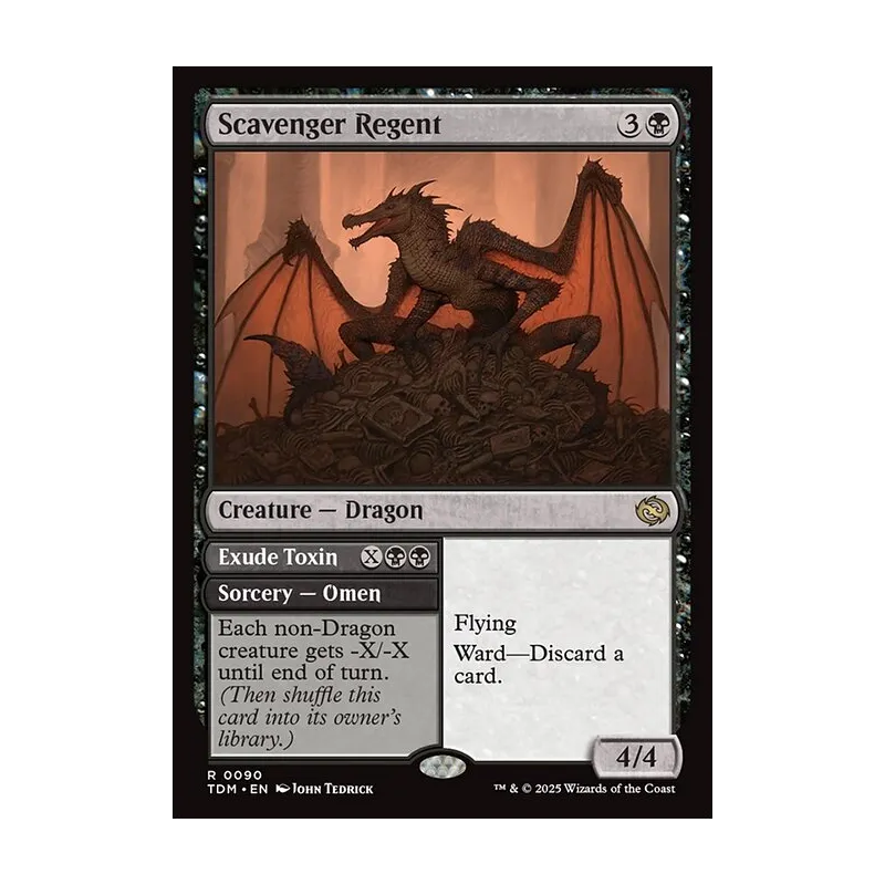 Scavenger Regent // Exude Toxin - Tarkir: Dragonstorm (Near Mint)