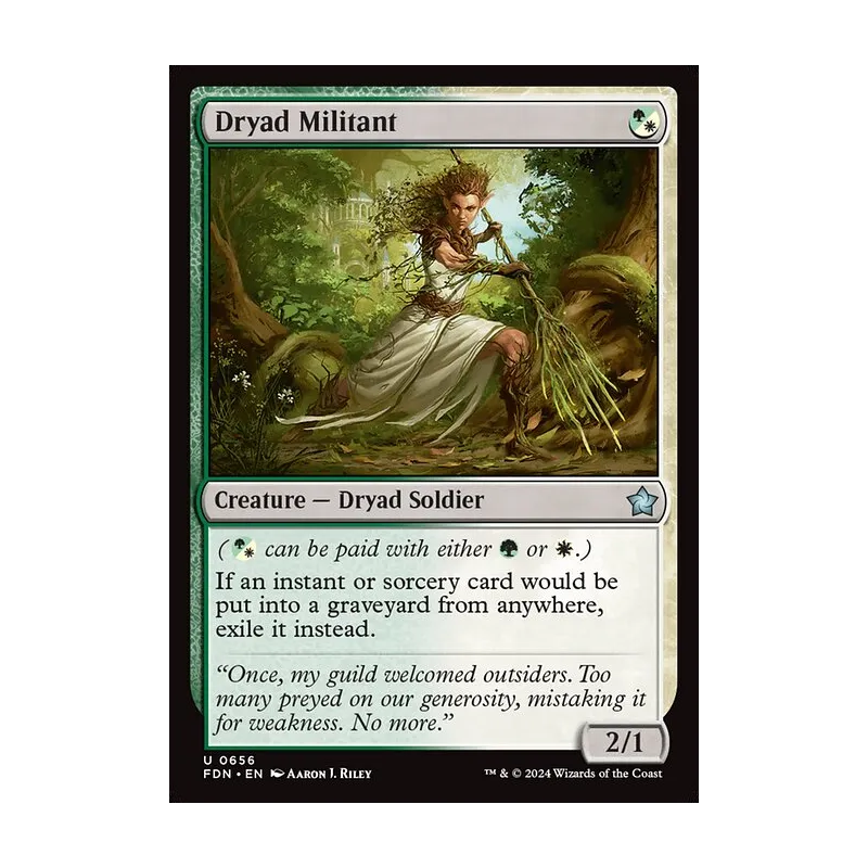 Dryad Militant - Foundations (Near Mint)