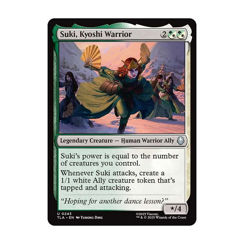 Suki, Kyoshi Warrior - Avatar: The Last Airbender (Foil Near Mint)
