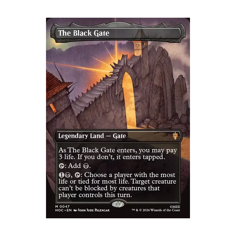 The Black Gate (Borderless) - The Hobbit Eternal (Near Mint)