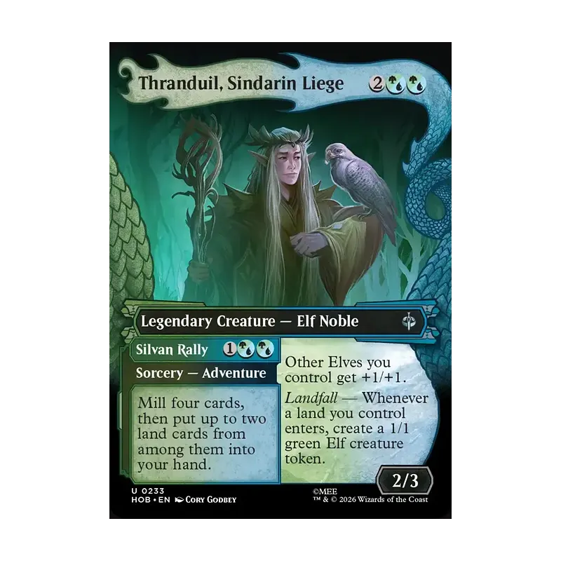 Thranduil, Sindarin Liege (Showcase) - The Hobbit (Near Mint)
