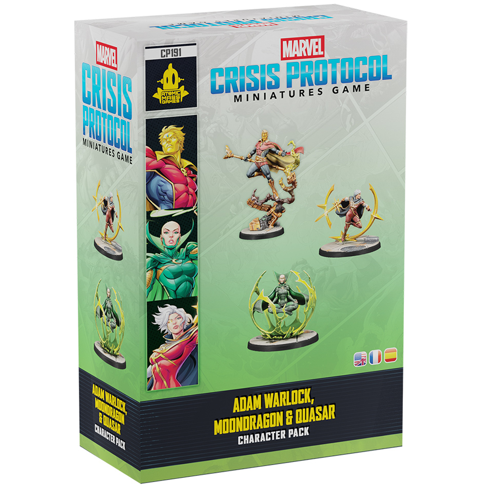 Marvel Crisis Protocol: Adam Warlock, Moondragon, & Quasar (Preorder)