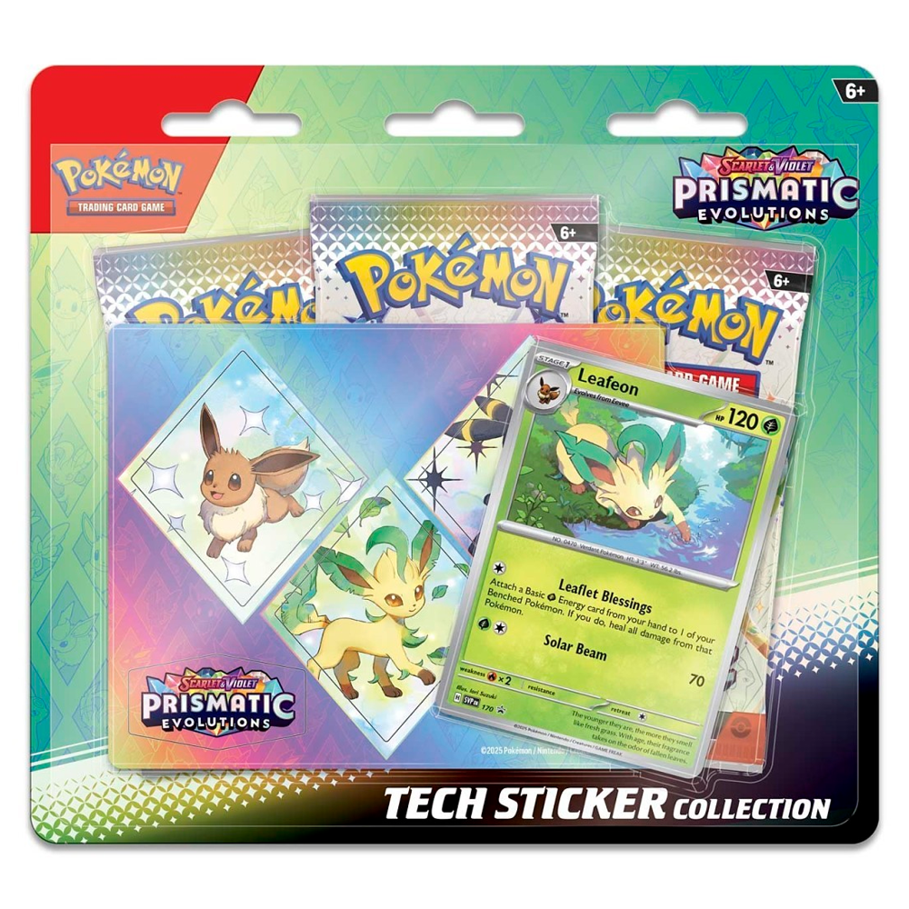 Pokemon TCG: Prismatic Evolutions - Tech Sticker Collection - Leafeon