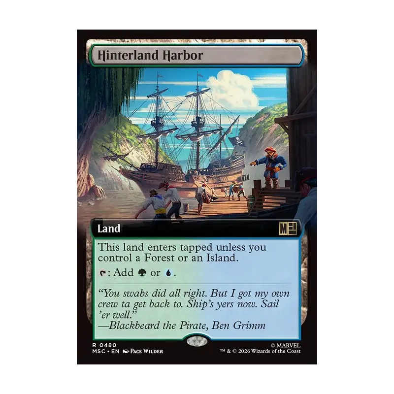 Hinterland Harbor (Extended Art) - Marvel Super Heroes Commander (Near Mint)