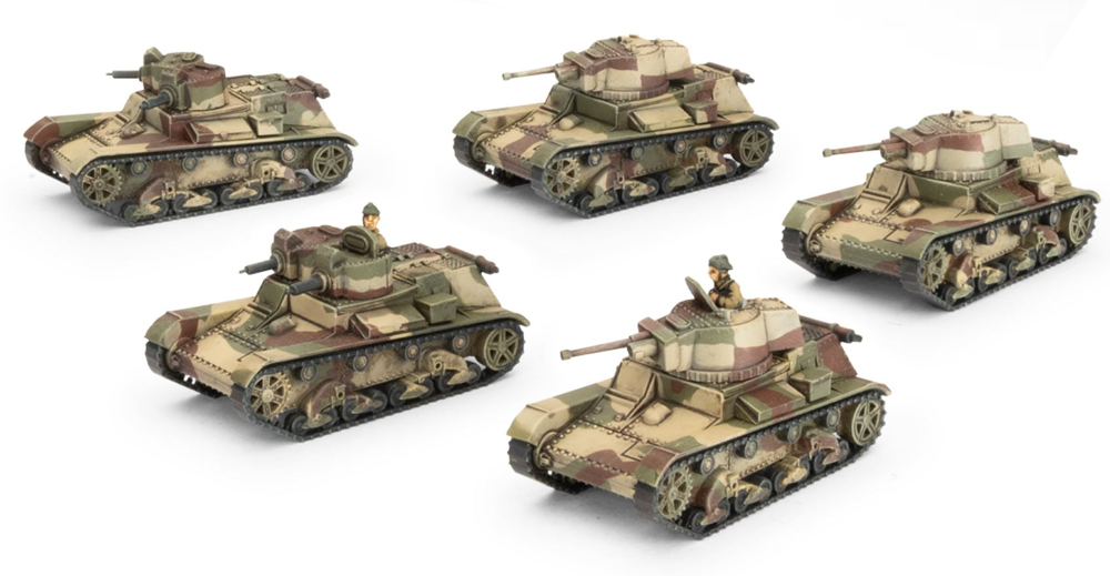Flames of War WW2: Polish - 7TP Tank Platoon (Preorder)